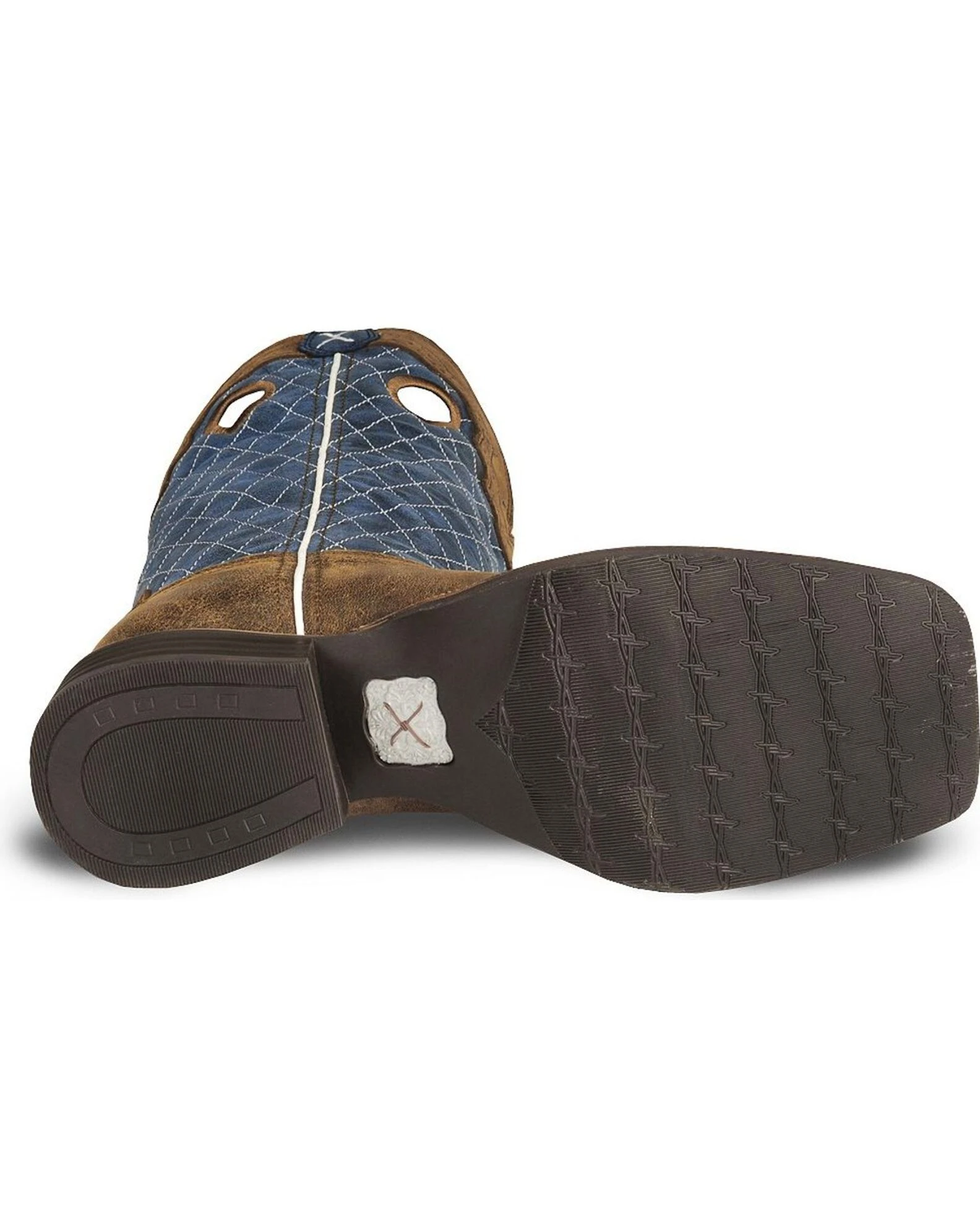 Twisted X Men's Distressed Ruff Stock Cowboy Boots - Wide Square Toe 7 Twisted X Men's Distressed Ruff Stock Cowboy Boots - Wide Square Toe - Image 5