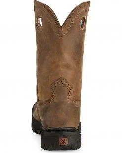 Twisted X Men's Brown All Around Barn Boots - Round Toe -Twisted X shop 036B35 B1 BK