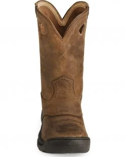 Twisted X Men's Brown All Around Barn Boots - Round Toe -Twisted X shop 036B35 B1 FT