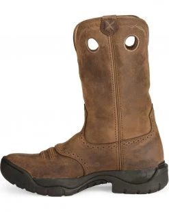 Twisted X Men's Brown All Around Barn Boots - Round Toe -Twisted X shop 036B35 B1 LT