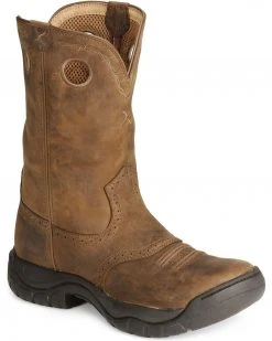 Twisted X Men's Brown All Around Barn Boots - Round Toe