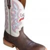 Twisted X White Hooey Cowboy Boots - Square Toe For Men's Brown -Twisted X shop 036S83 41 P1
