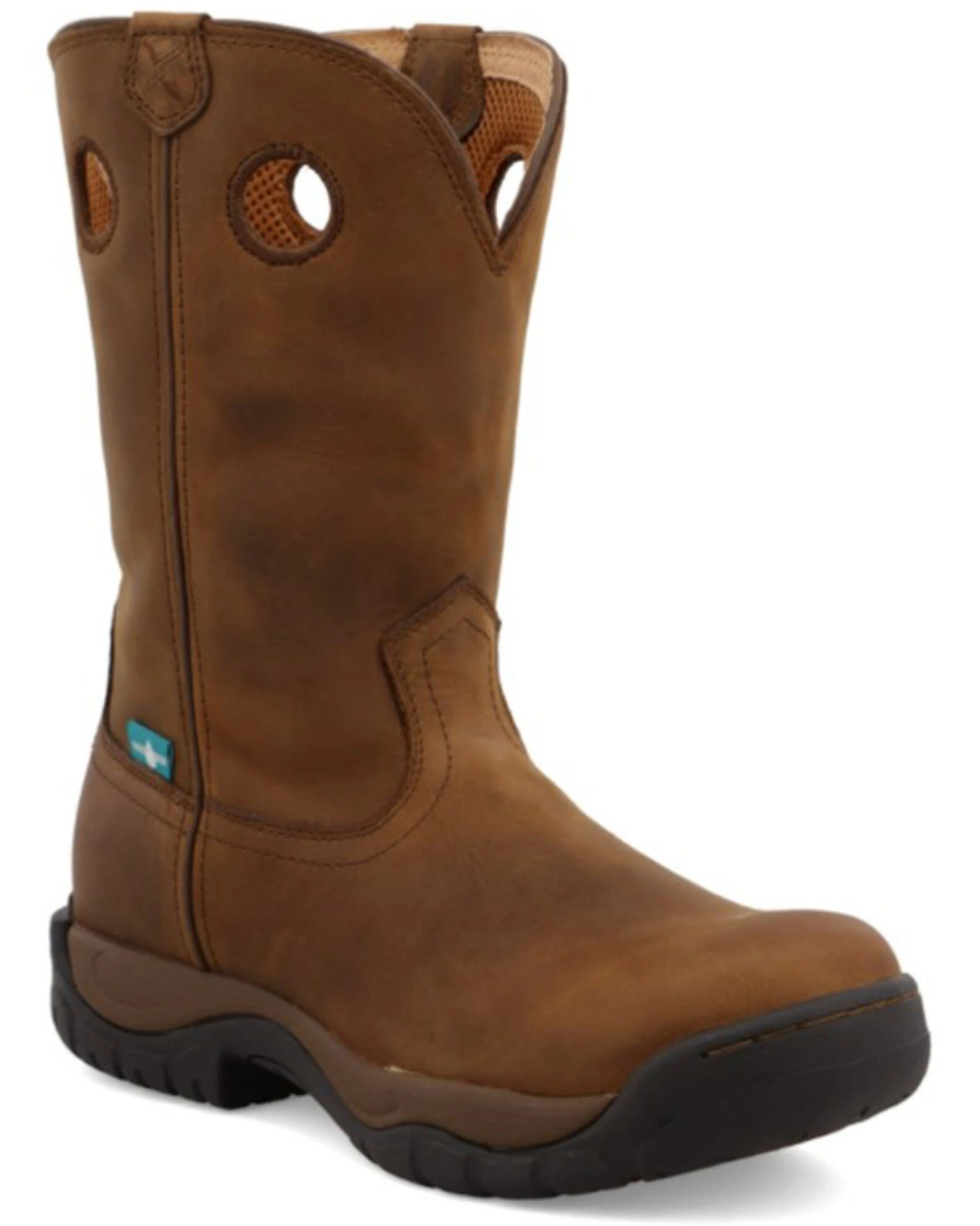 Twisted X Men's Waterproof All Around Western Boots Taupe 4 Twisted X Men's Waterproof All Around Western Boots Taupe - Image 2
