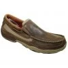 Twisted X Men's Driving Moc Slip-On Shoes Brown -Twisted X shop 038947 41 P1