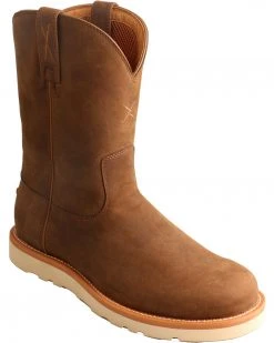 Twisted X Men's Distressed Saddle Casual Western Boots Brown