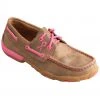 Twisted X Women's Breast Cancer Awareness Driving Moccasins Tan -Twisted X shop 049J85 22 P1