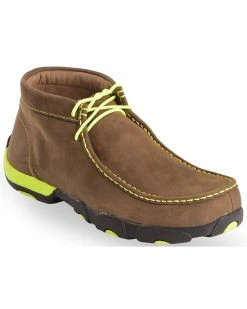 Twisted X Men's Steel Toe Driving Mocs Brown