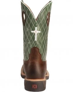 Twisted X Men's Lite Square Toe Work Boots Brown 17 Twisted X Men's Lite Square Toe Work Boots Brown -Twisted X shop 050C25 38 BK