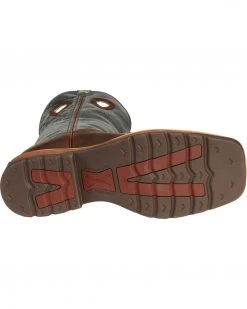 Twisted X Men's Square Steel Toe Lite Weight Work Boots Cognac -Twisted X shop 050C96 38 BM