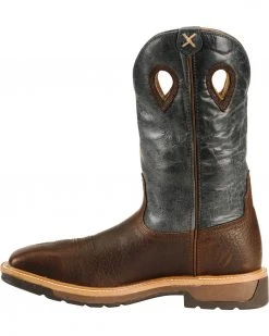 Twisted X Men's Square Steel Toe Lite Weight Work Boots Cognac -Twisted X shop 050C96 38 LT