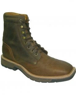 Twisted X Lite 8" Lace-Up Work Boots - Steel Toe For Men's