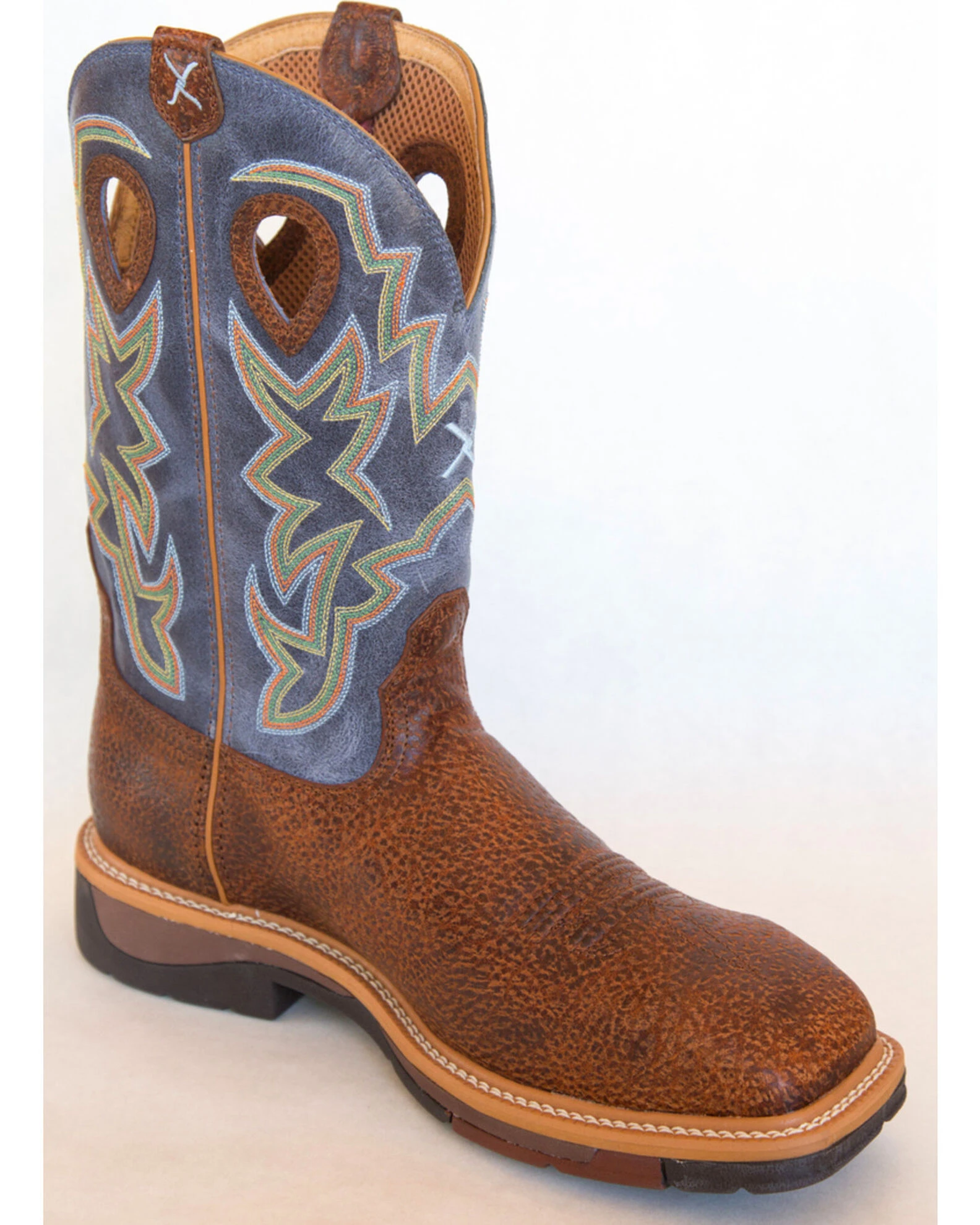 Twisted X Men's Two Toned Steel Toe Work Boots Peanut 3 Twisted X Men's Two Toned Steel Toe Work Boots Peanut