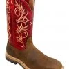 Twisted X Red Lite Cowgirl Work Boots - Steel Toe  For Women's Distressed -Twisted X shop 050X87 B1 P1