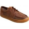 Twisted X Men's Hooey Leather Lace-Up Shoes - Moc Toe Brown 2 Twisted X Men's Hooey Leather Lace-Up Shoes - Moc Toe Brown -Twisted X shop 2000221555 200 P1
