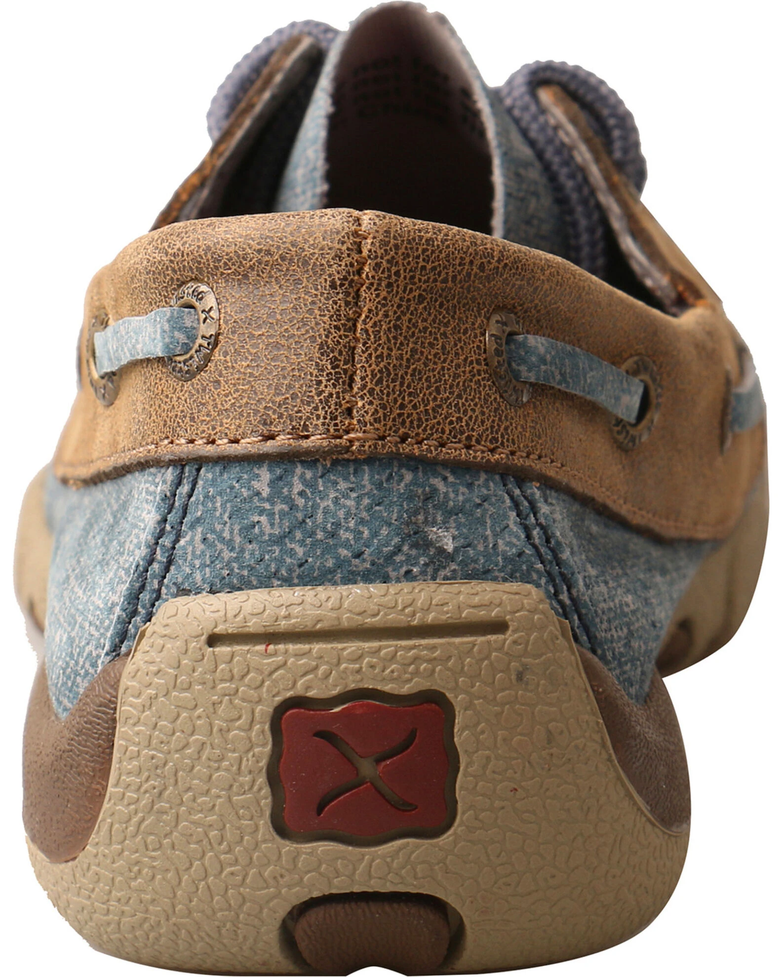 Twisted X Kids' Denim Driving Moc Shoes For Youth Girls' Multi 8 Twisted X Kids' Denim Driving Moc Shoes For Youth Girls' Multi - Image 6