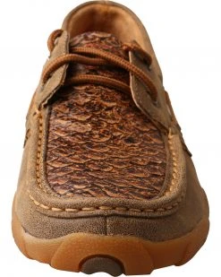 Twisted X Women's Brown Fish Scale Driving Mocs - Moc Toe Multi -Twisted X shop 2000222073 900 FT