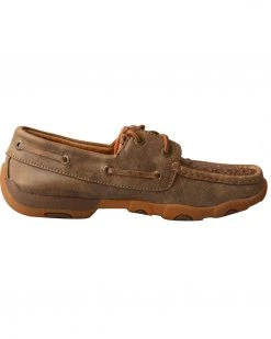 Twisted X Women's Brown Fish Scale Driving Mocs - Moc Toe Multi -Twisted X shop 2000222073 900 RT