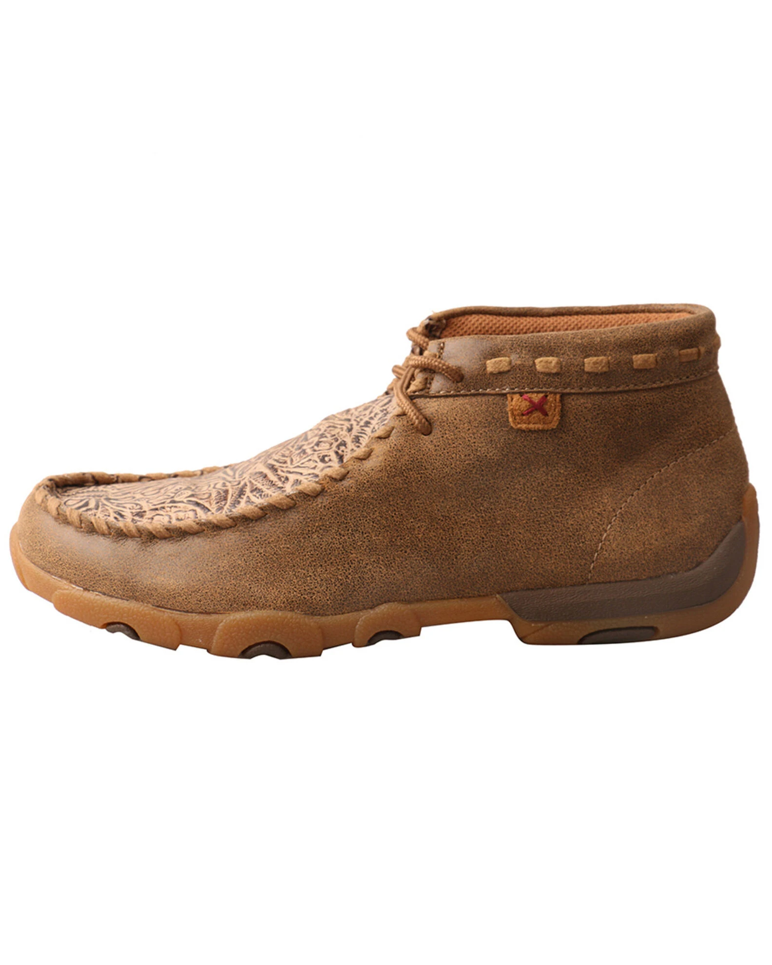 Twisted X Women's Nude Print Driving Shoes - Moc Toe Brown 4 Twisted X Women's Nude Print Driving Shoes - Moc Toe Brown - Image 3