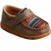 Twisted X Toddler Boys' Serape Canvas Driving Moc Shoes  For Toddler-Boys' Brown