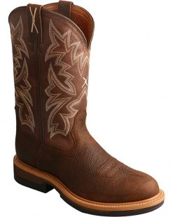 Twisted X Men's Lite Cowboy Work Boots - Alloy Toe Taupe -Twisted X shop 2000228537 251 P1 1