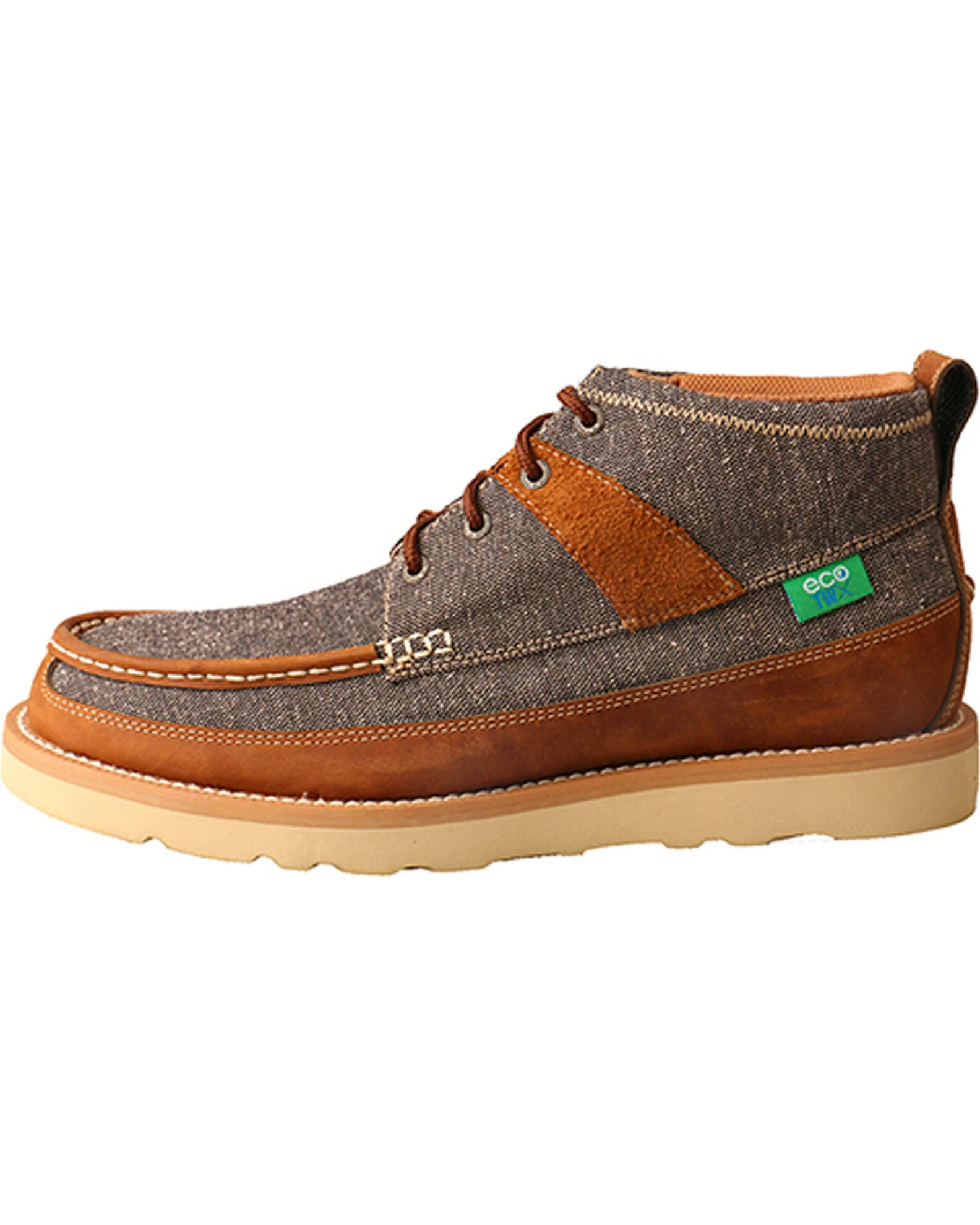 Twisted X Men's ECO TWX Casual Shoes - Moc Toe Brown 5 Twisted X Men's ECO TWX Casual Shoes - Moc Toe Brown - Image 3