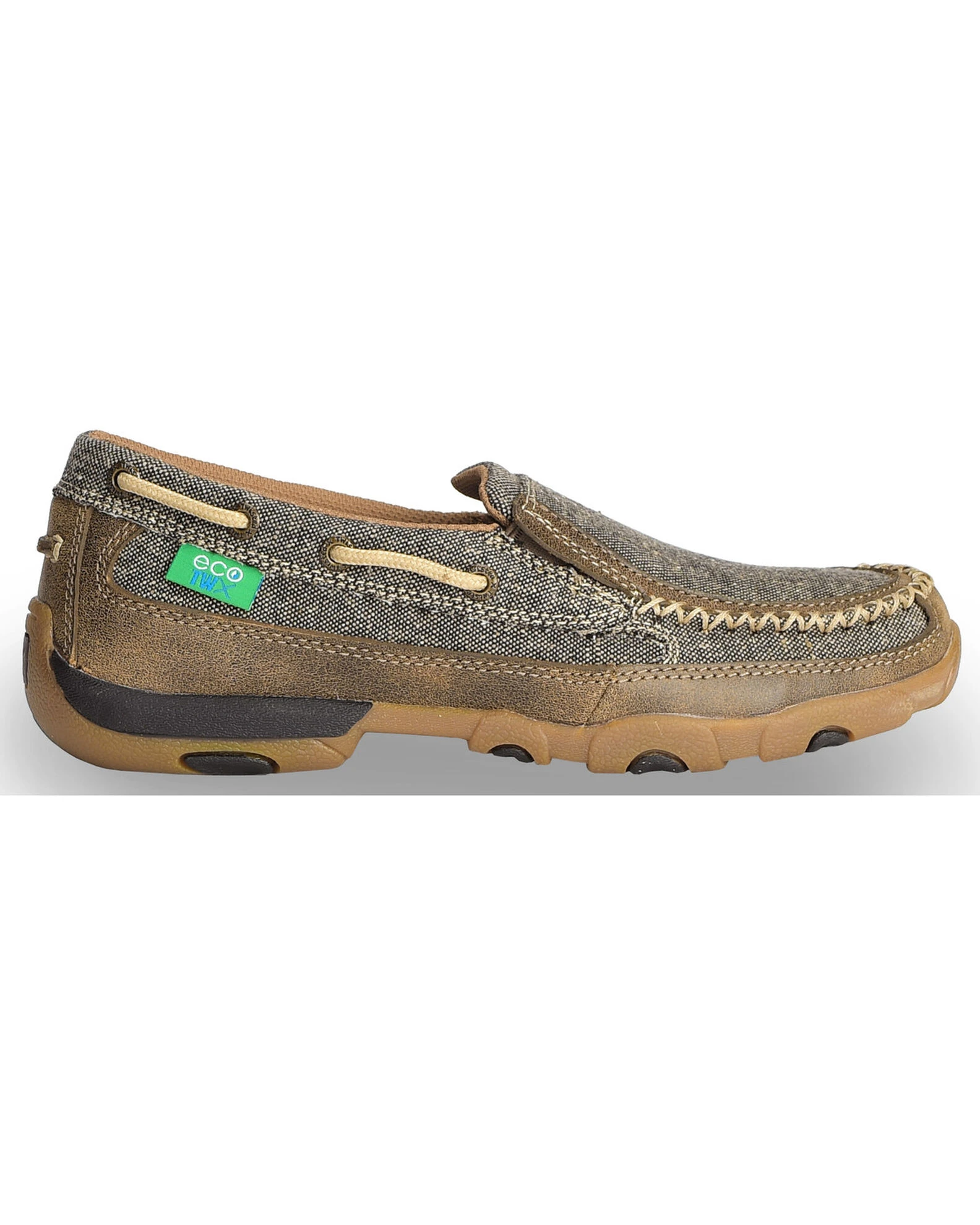 Twisted X Women's ECO TWX Slip-On Driving Moccasins - Moc Toe Brown 4 Twisted X Women's ECO TWX Slip-On Driving Moccasins - Moc Toe Brown - Image 2