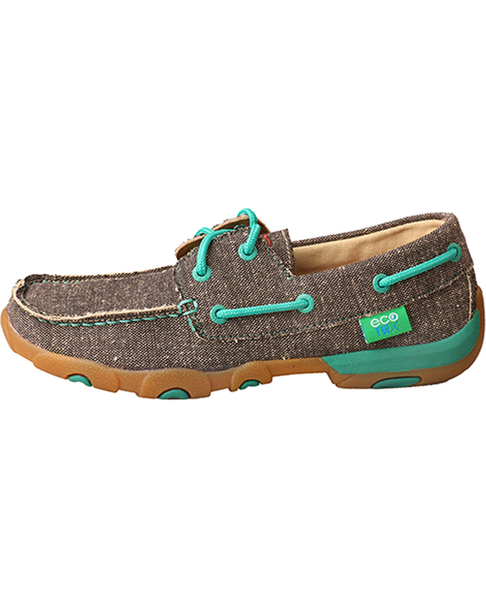 Twisted X Women's ECO Driving Moccasins - Moc Toe Brown 5 Twisted X Women's ECO Driving Moccasins - Moc Toe Brown - Image 3