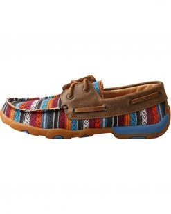 Twisted X Women's Serape Driving Moc Shoes - Round Toe  Multi -Twisted X shop 2000236224 900 LT