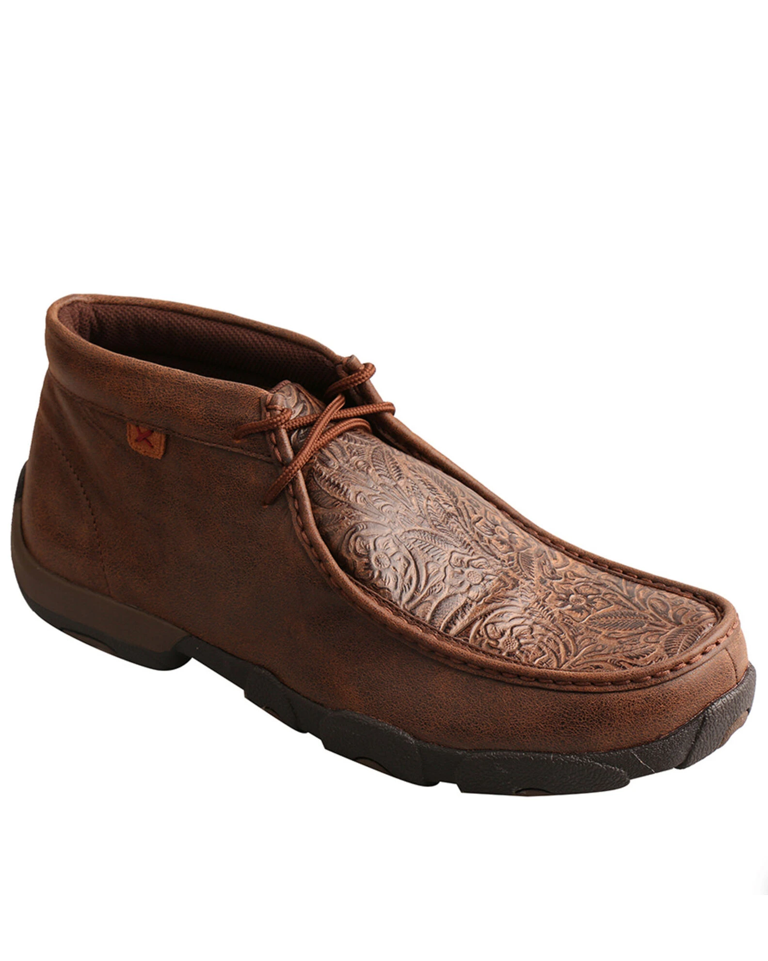 Twisted X Men's Tooled Driving Moc Brown 3 Twisted X Men's Tooled Driving Moc Brown