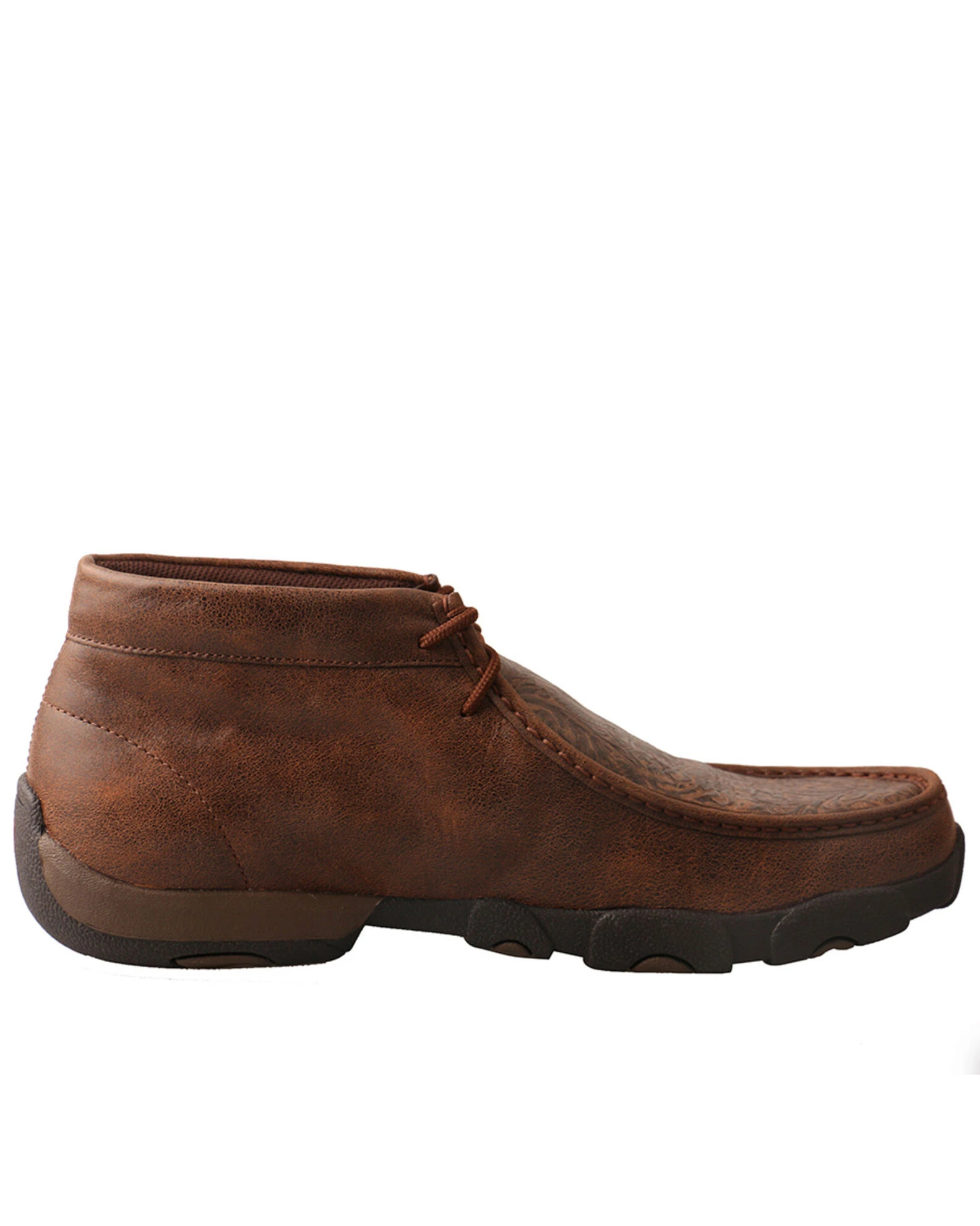 Twisted X Men's Tooled Driving Moc Brown 4 Twisted X Men's Tooled Driving Moc Brown - Image 2