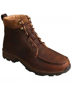 Twisted X Men's Waterproof Hiker Boots - Moc Toe Chocolate