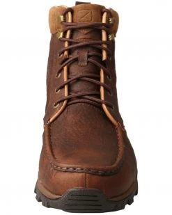 Twisted X Men's Waterproof Hiker Boots - Moc Toe Chocolate -Twisted X shop 2000236337 240 P5