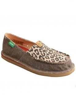 Twisted X Women's ECO TWX Leopard Slip-On Shoes Sand