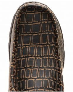 Twisted X Men's Caiman Print Driving Mocs - Moc Toe Brown -Twisted X shop 2000240922 200 P6