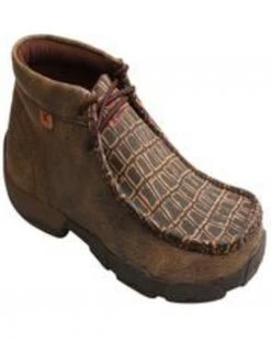 Twisted X Men's Work Driving Moc - Alloy Toe Brown
