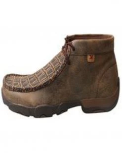 Twisted X Men's Work Driving Moc - Alloy Toe Brown -Twisted X shop 2000240923 200 P3