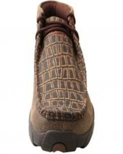 Twisted X Men's Work Driving Moc - Alloy Toe Brown -Twisted X shop 2000240923 200 P5