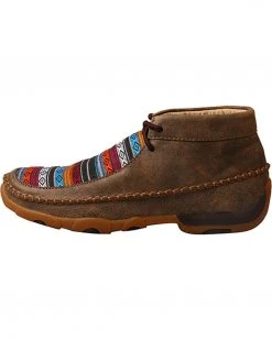 Twisted X Women's Multi-Colored Driving Moccasins Brown -Twisted X shop 2000244574 200 LT