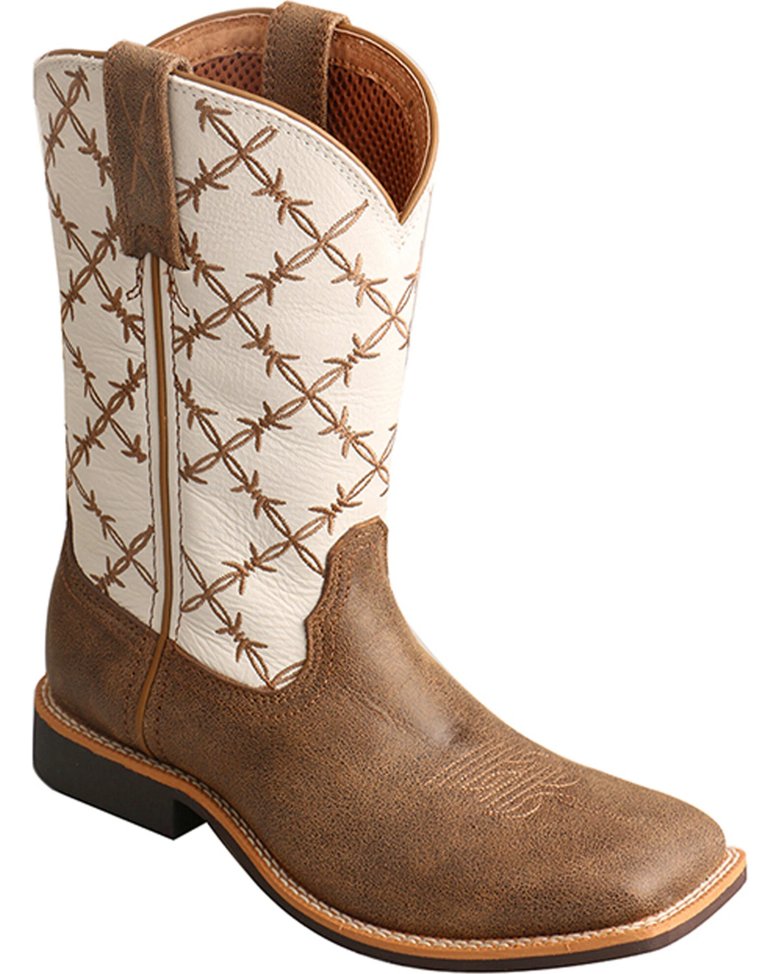 Twisted X Boys' Top Hand Cowboy Boots - Square Toe 3 Twisted X Boys' Top Hand Cowboy Boots - Square Toe