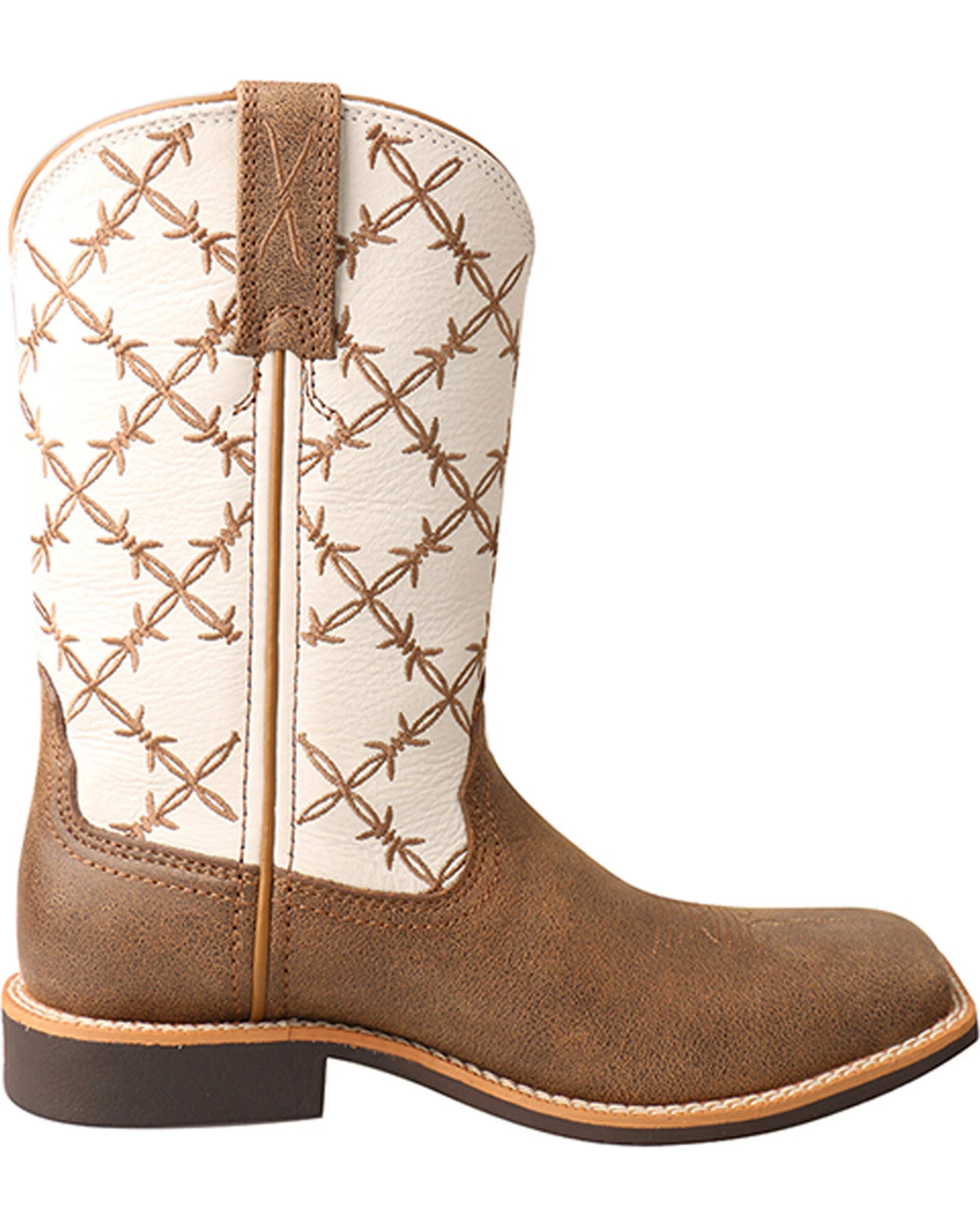 Twisted X Boys' Top Hand Cowboy Boots - Square Toe 4 Twisted X Boys' Top Hand Cowboy Boots - Square Toe - Image 2