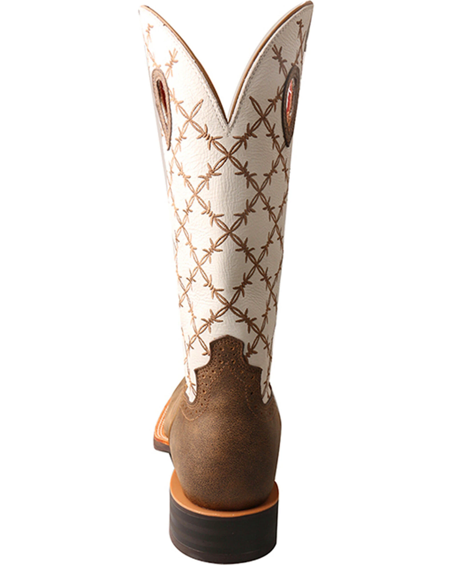 Twisted X Men's 14" Ruff Stock Boots - Square Toe Brown 8 Twisted X Men's 14" Ruff Stock Boots - Square Toe Brown - Image 6