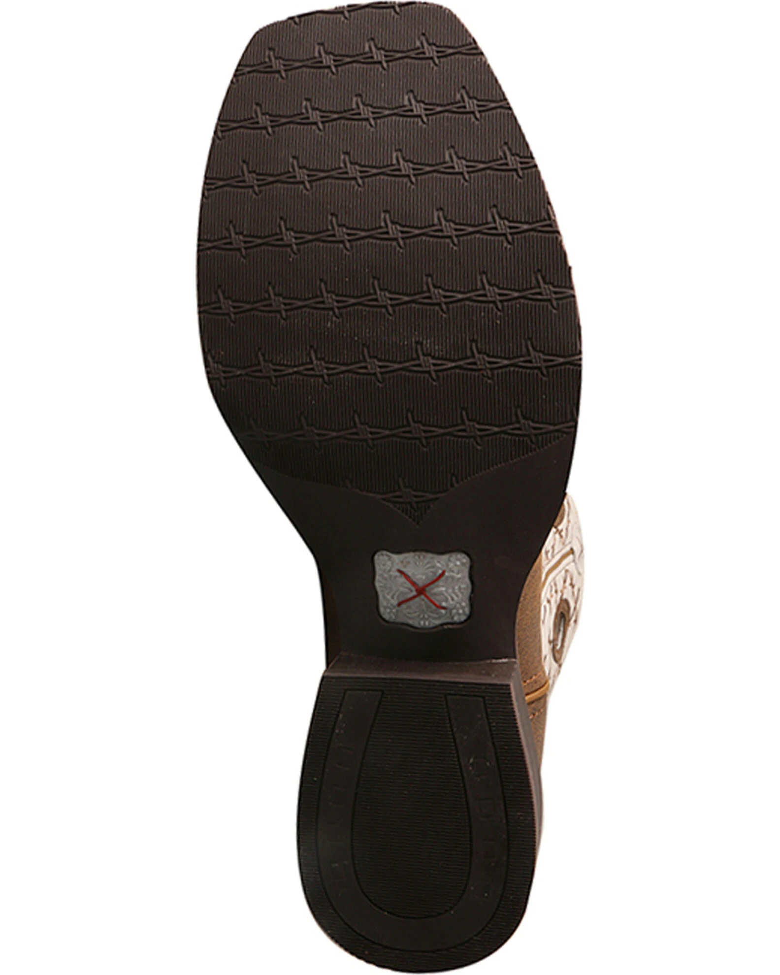 Twisted X Men's 14" Ruff Stock Boots - Square Toe Brown 7 Twisted X Men's 14" Ruff Stock Boots - Square Toe Brown - Image 5