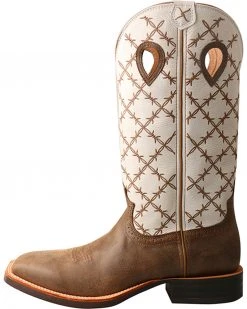 Twisted X Men's 14" Ruff Stock Boots - Square Toe Brown 11 Twisted X Men's 14" Ruff Stock Boots - Square Toe Brown -Twisted X shop 2000244621 200 LT