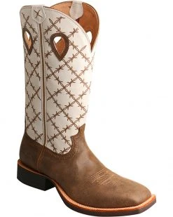 Twisted X Men's 14" Ruff Stock Boots - Square Toe Brown 15 Twisted X Men's 14" Ruff Stock Boots - Square Toe Brown -Twisted X shop 2000244621 200 P1 1