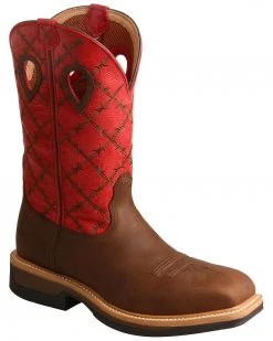 Twisted X Men's Lite Cowboy Western Work Boots - Alloy Toe