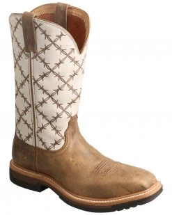 Twisted X Women's Lite Cowboy Western Work Boots - Alloy Toe