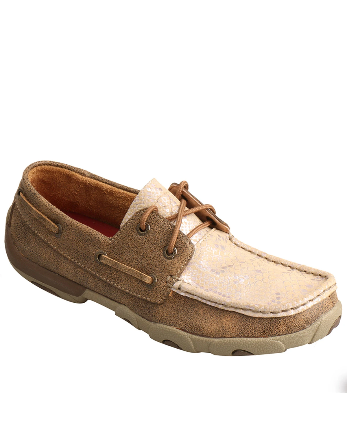 Twisted X Women's Boat Driving Mocs Tan 9 Twisted X Women's Boat Driving Mocs Tan - Image 7