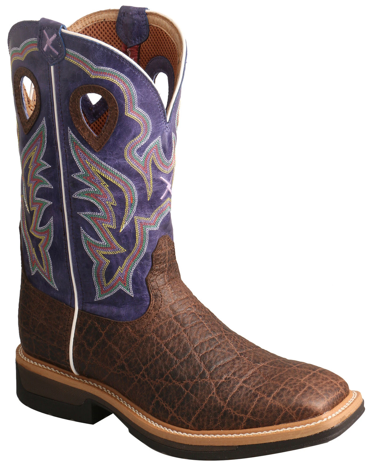 Twisted X Men's Lite Cowboy Elephant Print Western Work Boots - Alloy Toe 3 Twisted X Men's Lite Cowboy Elephant Print Western Work Boots - Alloy Toe
