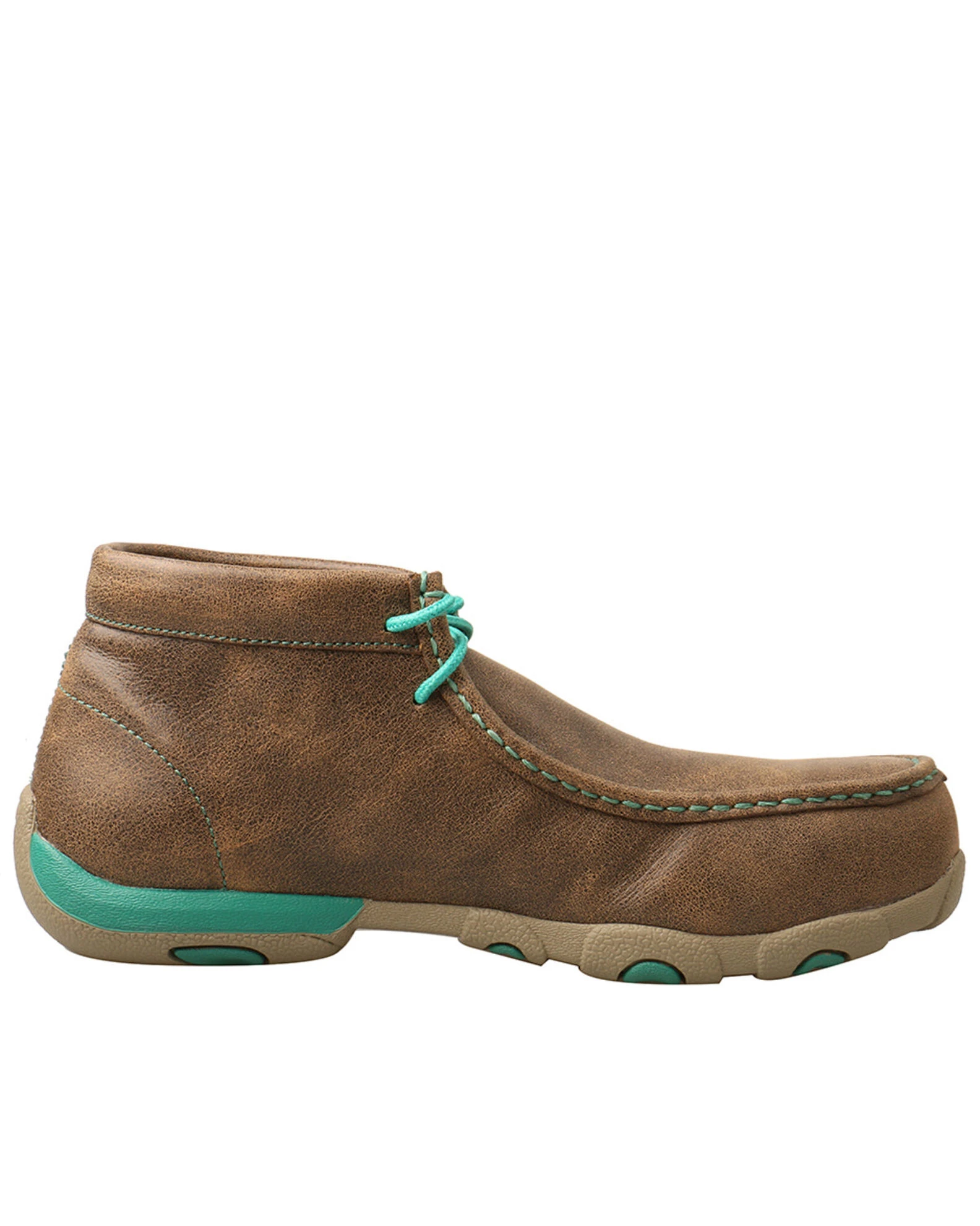 Twisted X Women's Chukka Driving Shoes - Alloy Toe Brown 4 Twisted X Women's Chukka Driving Shoes - Alloy Toe Brown - Image 2