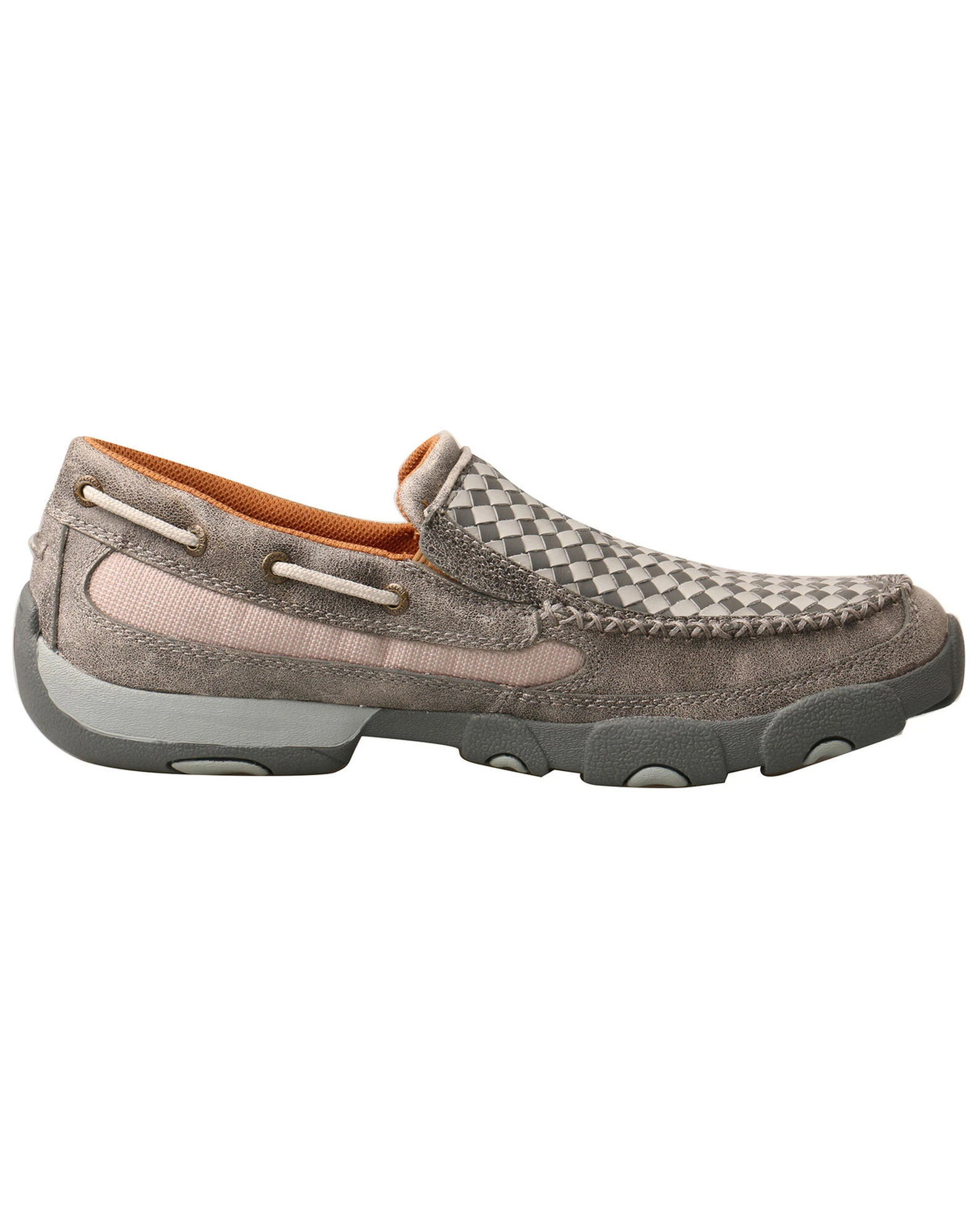 Twisted X Men's Woven Driving Moccasin Shoes - Moc Toe Grey 5 Twisted X Men's Woven Driving Moccasin Shoes - Moc Toe Grey - Image 3